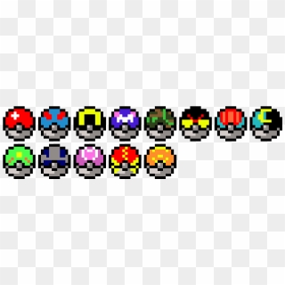 Pokeball Pixel Png, Transparent Png - 567x568(#1610912) - PngFind