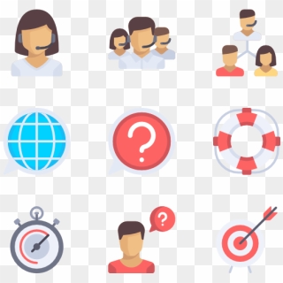 Customer Service Vector - Customer Service Vector Icons, HD Png Download