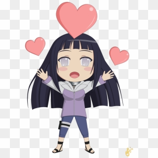 Hinata Chibi Png - Hinata Heart, Transparent Png