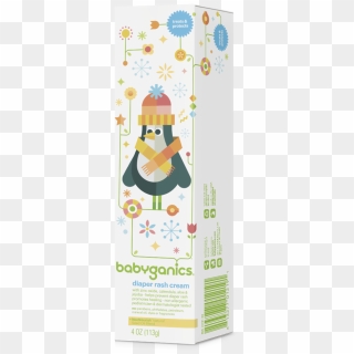 Babyganics Diaper Rash Cream - Cartoon, HD Png Download