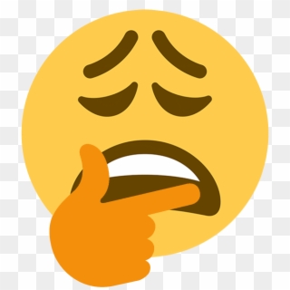 Thinking Face Emoji Know Your Meme - Thinking Suicide Emoji - Free  Transparent PNG Download - PNGkey