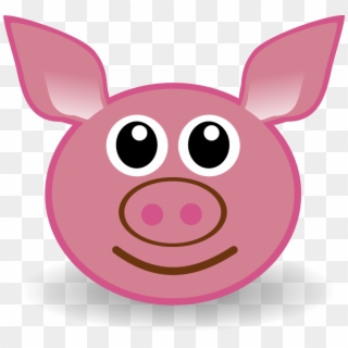 Funny Face Clipart Kid - Pigs Face Clip Art, HD Png Download