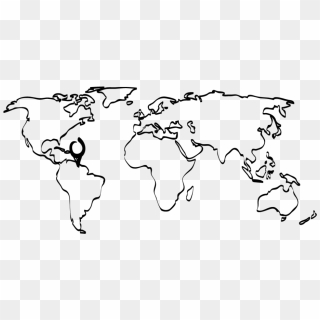 Free World Map Outline Png Images World Map Outline Transparent Background Download Pinpng