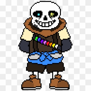 Dusttale Sans Sprite by ZekeNG on Newgrounds