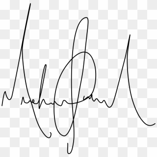 Michael Jackson, Signature Of The Pop Star, Png - Michael Jackson ...