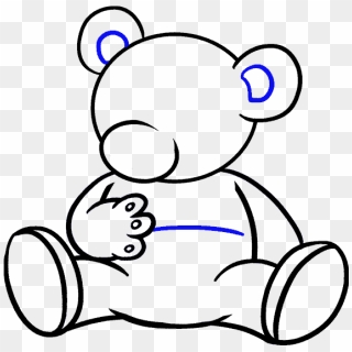 Drawn Teddy Bear Gangster - Step By Step Cartoon Bear Drawing, HD Png Download Drawn Teddy Bear Gangster - Step By Step Cartoon Bear Drawing, HD Png Download