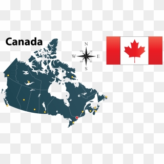 Canadian Flag Png - Map Of Canada Png, Transparent Png - 2586x1697 ...