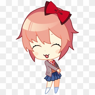 Doki Doki Literature Club!Reddit 0 Chibi, empregada, chibi, personagem  fictício png