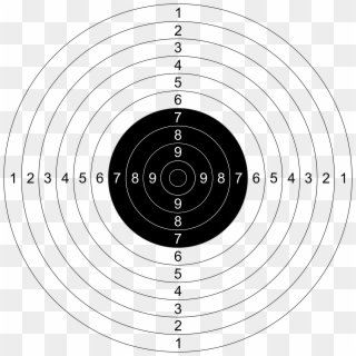 Issf 25 Meter Precision And 50 Meter Pistol Target - Target Shooting 