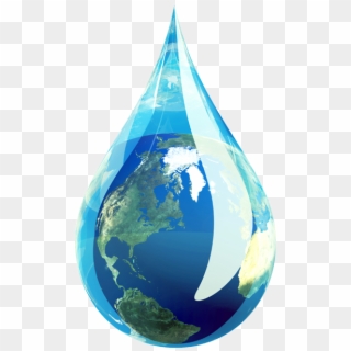 Recycling Services - Drop - Water Droplet With Earth, HD Png Download ...