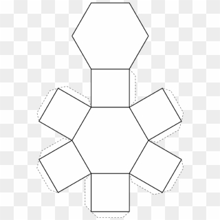 Hexagonal Prism - 3d Shape - Geometry - Nets Of Solids - Line Art, HD ...