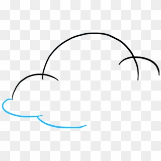 Drawing Detail Cloud - Line Art, HD Png Download