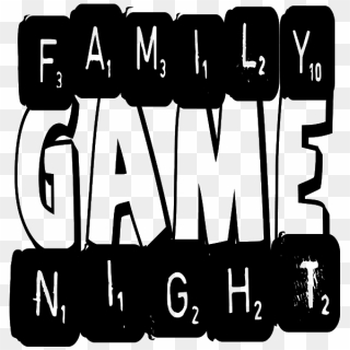 Word Art World Family Game Night - Game Night Clip Art, HD Png Download