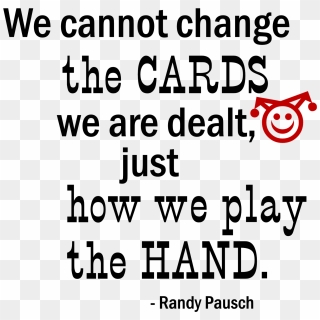 To Download Word Art, Click Here, - Randy Pausch Cards Quote, HD Png Download