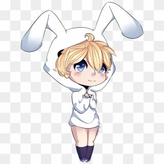 Drawing Bunnies Dragoart Transparent Clipart Free Download - Anime Bunny Boy Transparent, HD Png Download