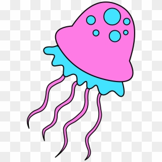 Cute Jellyfish Clipart - Clipart Of Jelly Fish, HD Png Download
