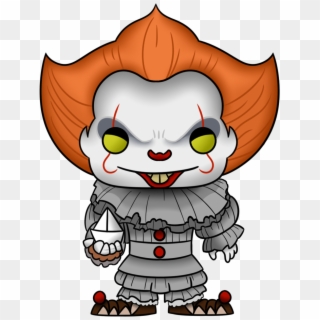 Pennywise Funko Pop - Pennywise 2017 Funko Pop, Hd Png Download 