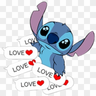 #love Stitch - Love Stitch, HD Png Download - 408x410 (#3254847) - PinPng