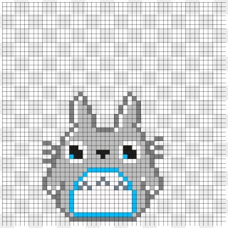 Totoro - 24 By 24 Pixel Art, HD Png Download - 1050x1050 (#3256867 ...