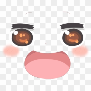 roblox anime faces transparent