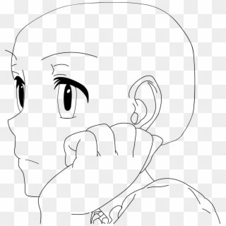 Full Size Of How To Draw Anime Faces Step By For Beginners - Drawing, HD Png Download