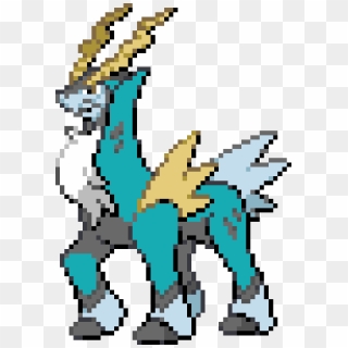 #pokemon #pixel #art #games #draw #ninjapixel #legend - Cobalion Sprite, HD Png Download