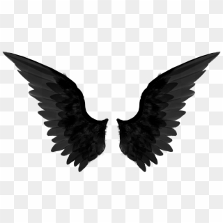 #wings #black #gold #dark #angel #fairytail - Black Wings Png ...