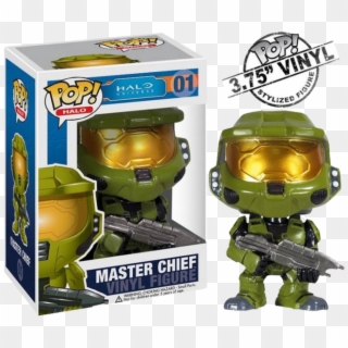 Master Chief Pop Vinyl Figure - Halo Funko Pop, HD Png Download