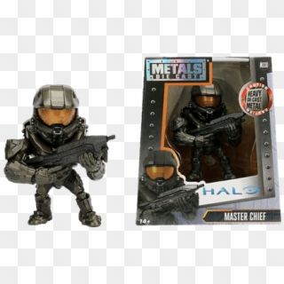 Master Chief 4" Metals Die-cast Action Figure - Halo Metal Die Cast Master Chief, HD Png Download