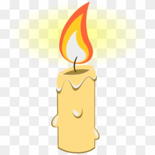 Clipart Candle - Clipart Of Candle, HD Png Download - 594x667 (#347908 ...