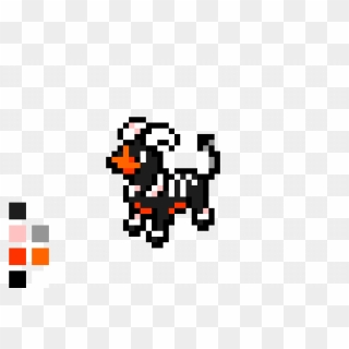 Houndoom - Pokemon Pixel Art Houndoom, HD Png Download