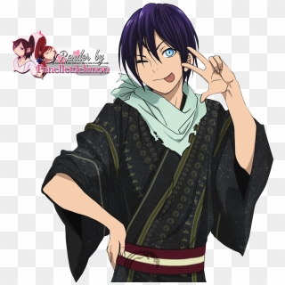 Noragami Aragoto Render Yato Holding Sword On His Shoulder Op HD Png Download X