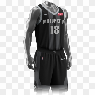 The City Edition Uniform Honors The Fans In Each Nba - Detroit Pistons Jersey 2019, HD Png Download