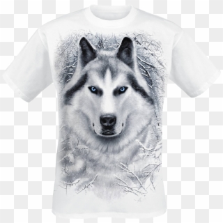 Spiral White Wolf White T-shirt 325985 Clbkxne - Wölfe Pulli, HD Png ...