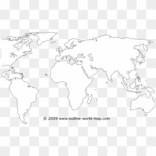 blank maps of the world with transparent areas outline