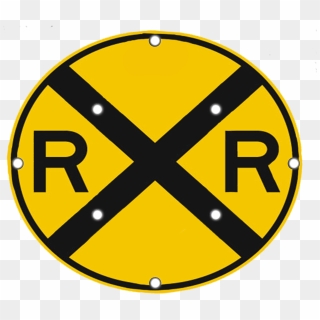 Image Logo For Lighted Roadway Signs - Road Signs Railway Crossing, HD Png Download