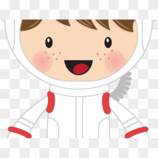 Astronaut Clipart Little Boy - Cartoon Astronaut Png Free, Transparent Png