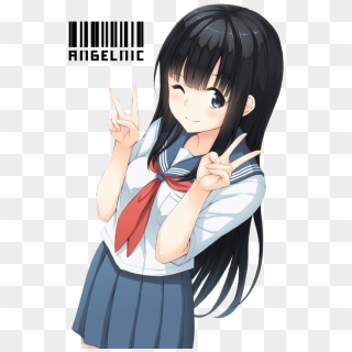 Anime peace sign pose reference - Top vector, png, psd files on Nohat.cc
