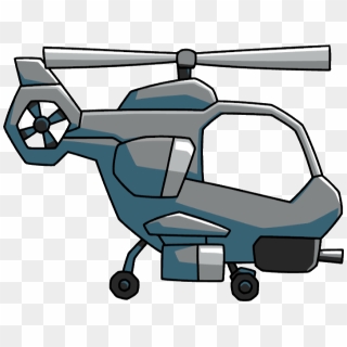 Pin Helicopter Clipart Png - Cartoon Helicopter With Guns, Transparent