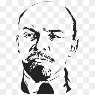 Vladimir İlyich Ulyanov Lenin - Vladimir Lenin Line Drawing, HD Png ...