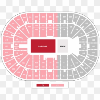 Section 101 - Amalie Arena Seating Chart With Rows And Seat Numbers, HD ...