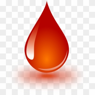 Blood Donation Drop Droplet Red Glossy Orange - Blood Donate Images Hd, HD Png Download