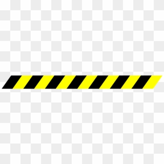 Caution Tape Border - Black And Yellow Stripes Border, HD Png Download ...