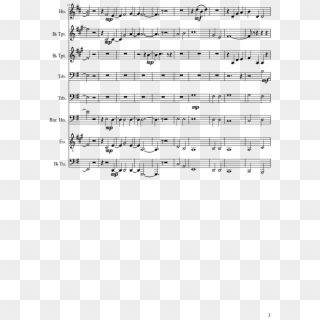 Uc3 Theme Sheet Music 3 Of 5 Pages - Wake Me Up Before You Go Go Trumpet Solo, HD Png Download