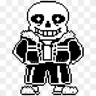 Pixilart - Sans battle sprite by MrLFG