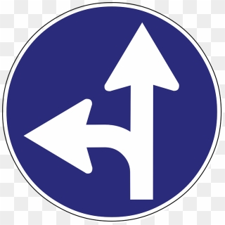 Arrow Direction Road Sign Traffic Germany - Arrow Road Sign Png, Transparent Png