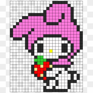 My Melody Perler Bead Pattern / Bead Sprite - My Melody Pixel Art, HD ...