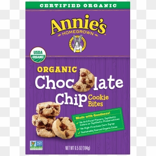 Annie's Organic Chocolate Chip Cookie Bites, - Annie’s Homegrown, HD ...