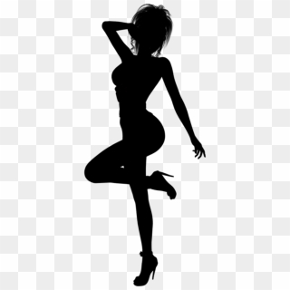 Stripper Silhouette Png - Giantess World, Transparent Png - 800x1842 ...