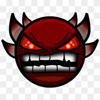 Demon Face Png - Face Demons Geometry Dash, Transparent Png - 1032x774 ...